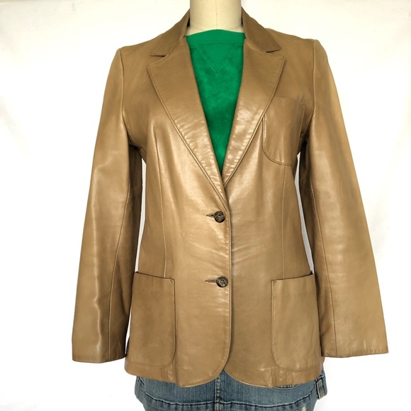 OVERLAND SHEEPSKIN Co. Jackets & Blazers - Vtg OVERLAND SHEEPSKIN CO. 💯% Real Leather BLAZER